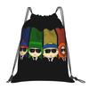 Custom Southes Anime Erics Drawstring Bag for Training Yoga Backpacks Women Men Cartoon Sports Gym Sackpack