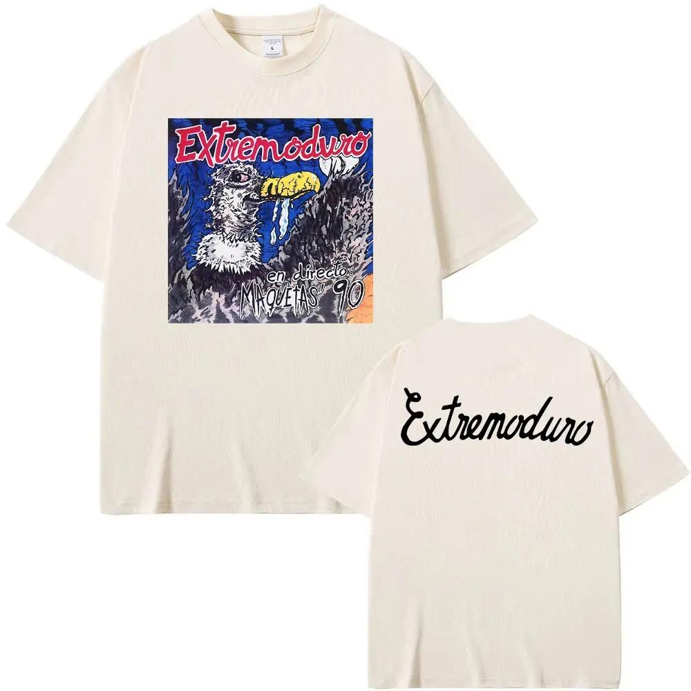 Rock Band Extremoduro En Directo Maquetas90 Cover TShirt Men Women Gothic Classic Fashion Casual Streetwear T Shirts