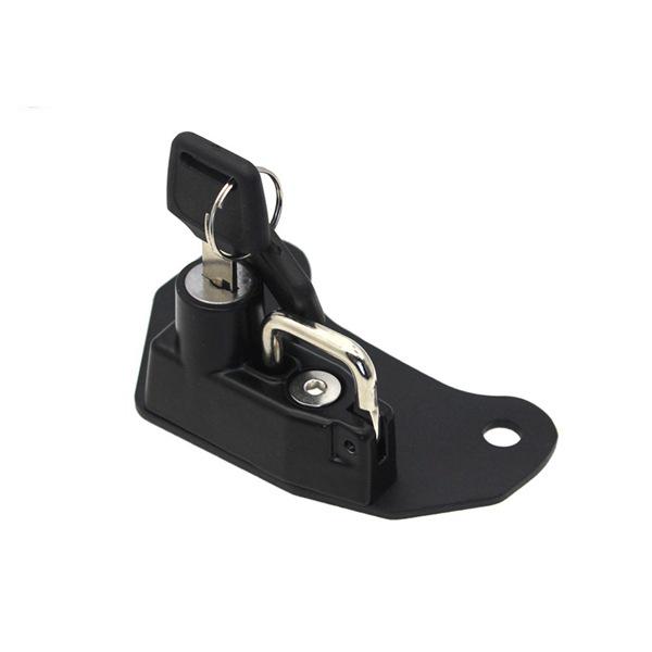

Motorcycle Anti-theft Helmet Lock, Black Aluminum Alloy Small