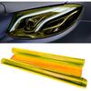 Car Taillight Headlight Fog Light Light Self-Adhesive Tint Film, 12×48 Inches Vinyl Protector Color Shiny Sticker Film, Auto Modification Cover for