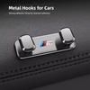 Zinc alloy Car Hook Randomly Pasted Storage Bracket Sticker For BMW X1 X3 X4 X5 E46 E90 F20 E60 E39 F10 M1 M2 M3 M5 M6 E87 M E36 TC9