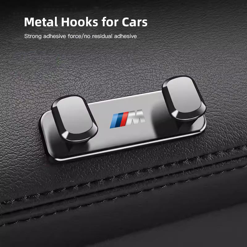 Zinc alloy Car Hook Randomly Pasted Storage Bracket Sticker For BMW X1 X3 X4 X5 E46 E90 F20 E60 E39 F10 M1 M2 M3 M5 M6 E87 M E36 TC9