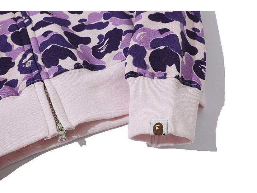 Herren Kapuzenpullover Lila Taro Hai: Herbst/Winter bestickter Reißverschluss-Sweatshirt mit Samtfutter für Teenager