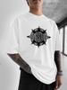Gang Starr Logo Print Tshirt Fashion Street Style Star Pattern Design Unisexs Printed Round Neck Short
