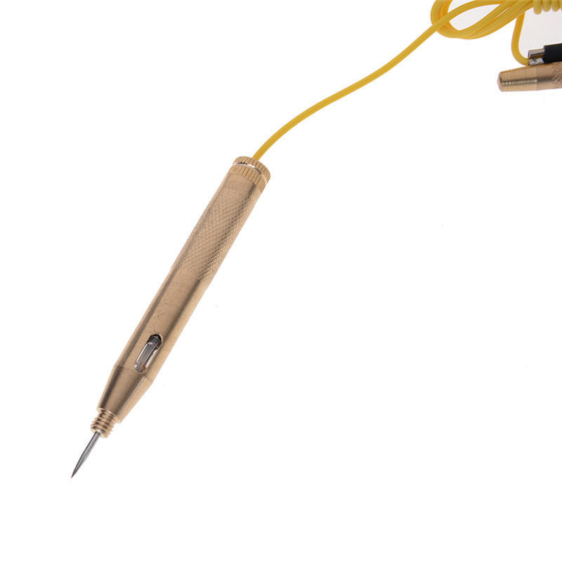 Copper Car Motor Auto Circuit Tester 6/12/24V Gauge Test Voltmeter Light Pen