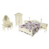 Table Chair Bed Furniture Model for Dollhouses Bedroom Scene Realistic Bedstand  Model for Creative Furniture