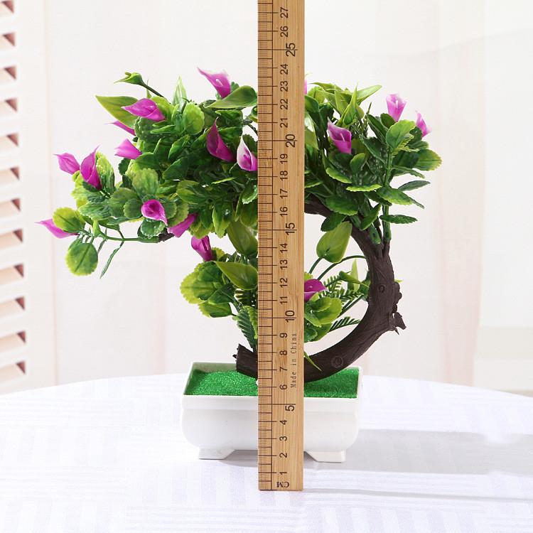 Artificial Lily Plant Indoor Decor With Plastic Material For Home Garden Display