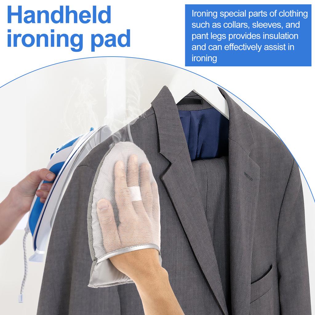 Faltbare Bügelmatte Tragbare Reise-Dampfbügelunterlage mit Zubehör Verdickte Hitzebeständige Hängende Über-der-Tür-Bügeldecke