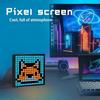 Wyświetlacz LED Matrix Pixel Inteligentny Ekran Sterowanie Aplikacją Programowalny Cyfrowy Ramka na Zdjęcia Pikselowa Dekoracja Pokoju Gier Lampa Stołowa