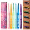 Glänzender Chamäleon Metallic Blau Eyeliner Gel Stift Lidschatten Mehrfarbig Augen Eyeliner Perlmuttfarben Polarisierte Glitzer Augen Pigment Make-up