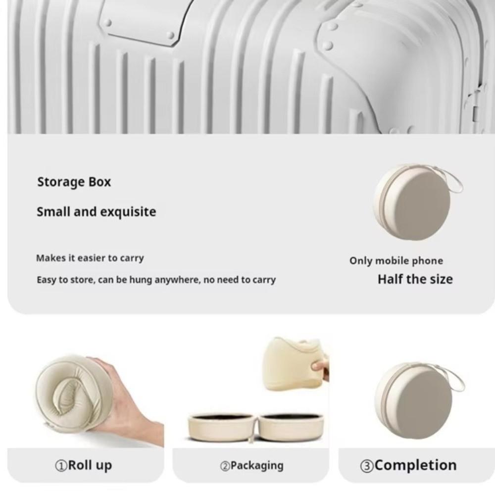 Slow Rebound U-Shaped Neck Pillow Adjustable Memory Foam Travel Neck Pillow Neck Support With Storage Bag Sleep Nap Pillows
