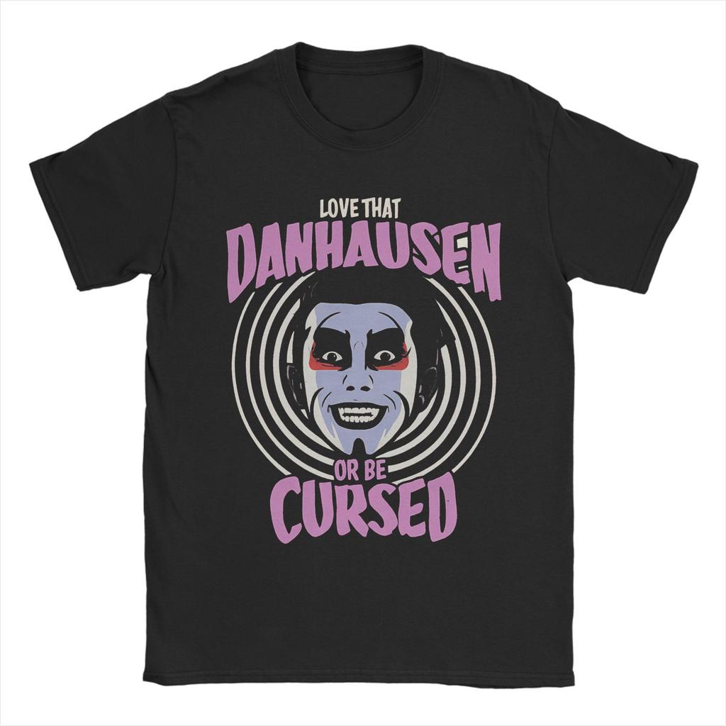 Danhausen Thinghausen Cotton TShirt For Couple Vintage TShirts Round Neck Harajuku Tee Shirt Oversize Pattern Clothing