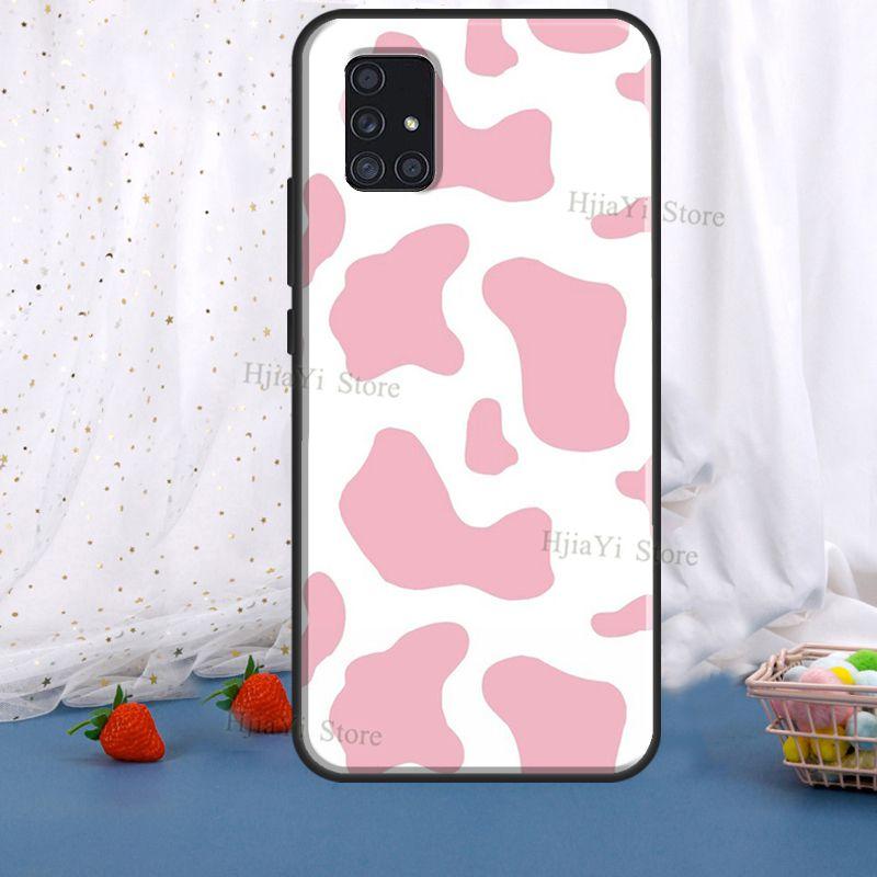Husă cu imprimeu de vaca pentru Samsung A21S A20e A12 A32 A42 A52 A72 A10 A30 A40 A50 A70 A31 A41 A51 A71 Coque