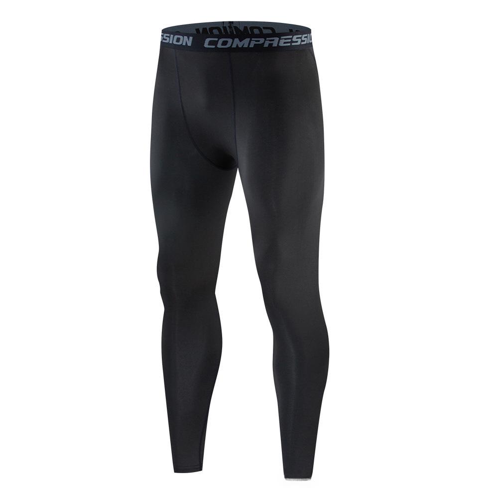 Men's Quick-Dry High Elastic Compression Basketball Leggings for Summer Fitness
