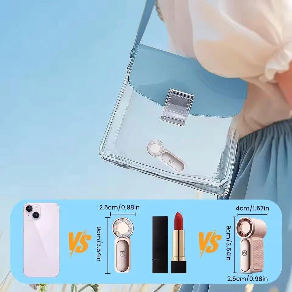 Mini Ventilatore Portatile ad Alta Velocità Portatile Turbo Ventilatore Tascabile per Viaggi all'Aperto