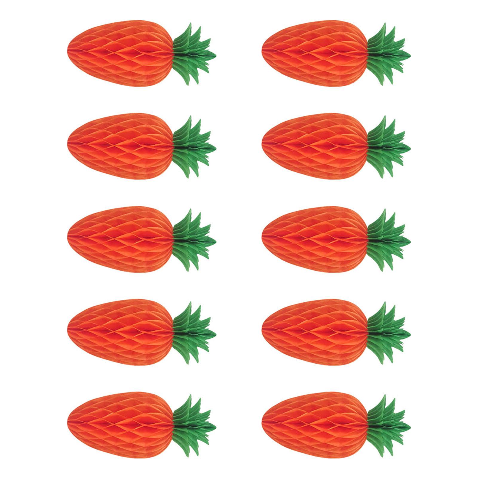 

Realistic Paper Carrot Hanging Ornament Set Of 10 Spring Festival Carrot Decoration For Holiday Party Centerpieces S
