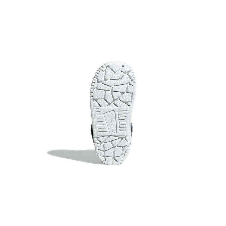 Adidas Originals Drop Step 360 Lightweight Comfortable High-Top Walking Shoes Baby Shoes Black Red S23986