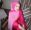 Gradient Pearl Chiffon Beaded Chain Long Scarf - Hui Muslim Malay Middle Eastern Headscarf