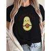 Womens Mamacado Avocado Geometric Print 100% Cotton Round Neck Casual Tee