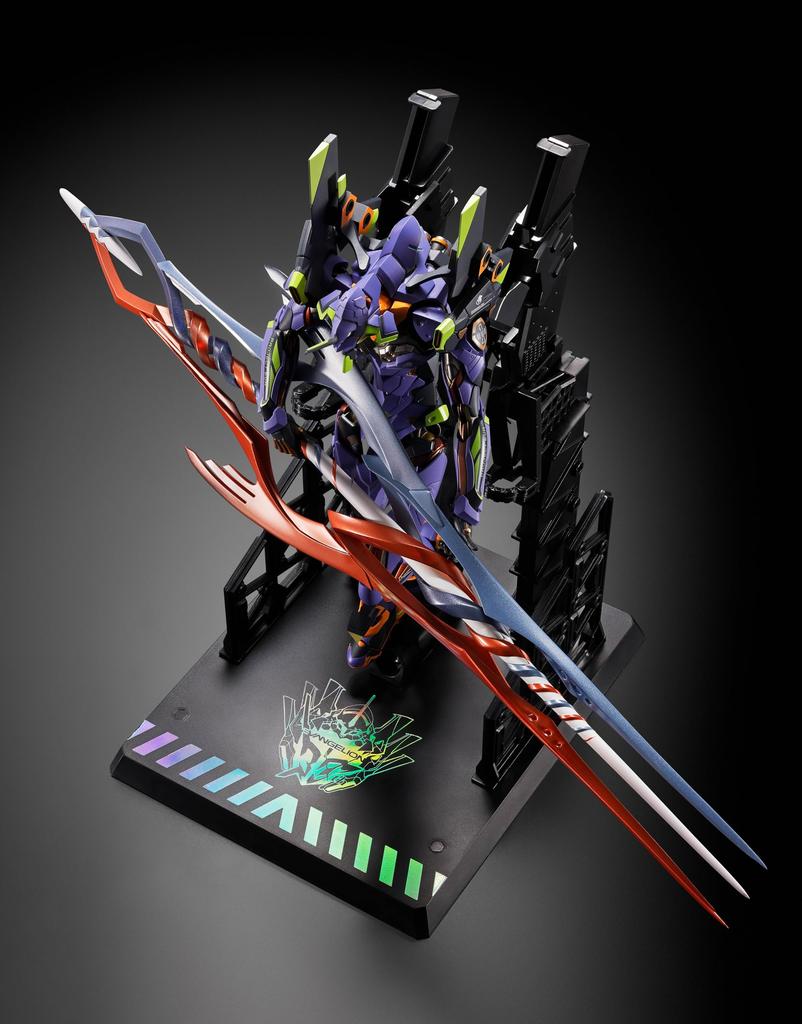 TAMASHII NATIONS METAL BUILD Evangelion Series Evangelion Unit-01 30th with the spear of Gaius, approximately 220mm, ABS & PVC & die-cast painted