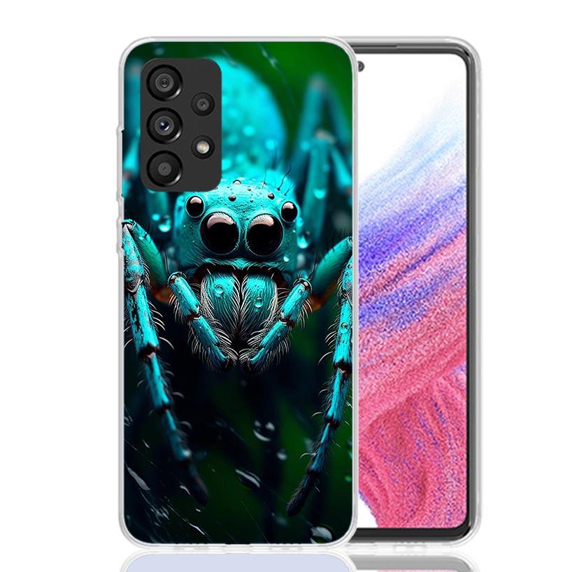 Black Widow Spider Insect Phone Case for Samsung Galaxy A17 A16 A15 A14 A13 A57 A56 A55 A54 A53 A37 A36 A35 A34 A33 A26 A25 A24