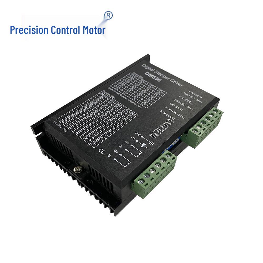 57 Stepper Motor Driver with 32-bit DSP: Low Noise & Temperature, 2.1A-5.6A for CNC Engravers