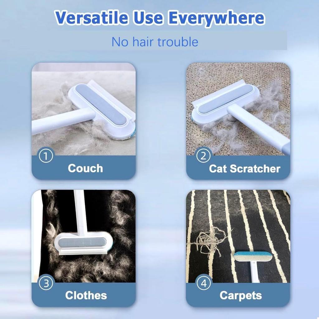 Pet Hair Removal Brush for Couch, Durable, Reusable, Washable Lint Cleaner for Dog and Cat Hair, Gentle On Furniture, Effective On Carpets, Clothing,