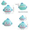 Cute And Soft Mermaid Hantham Plush Toy, Funny And Weird, Home Decor Gift