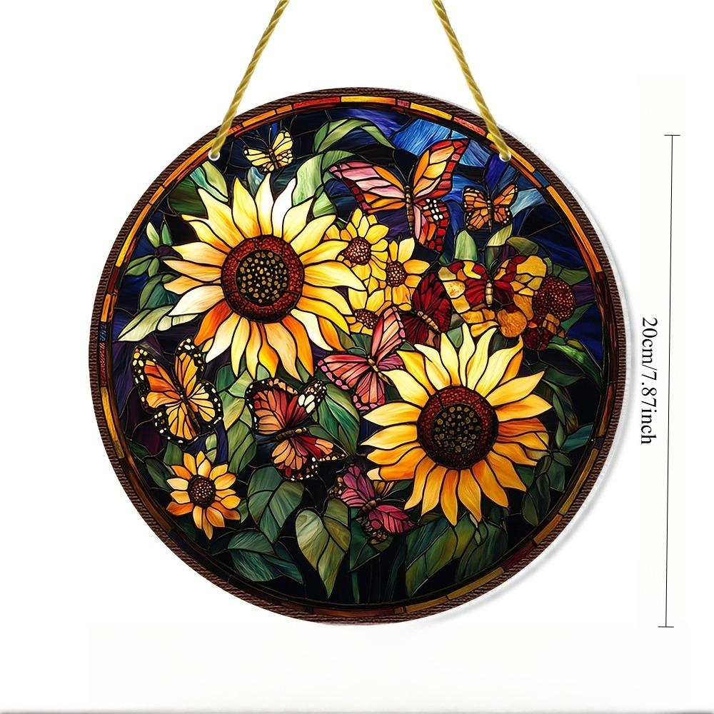 2D Flat Acrylic Colorful Butterfly  Decoration , Use No Batteries/Electricity Needed, Unique Indoor/Outdoor Decoration , Multipurpose Traditional