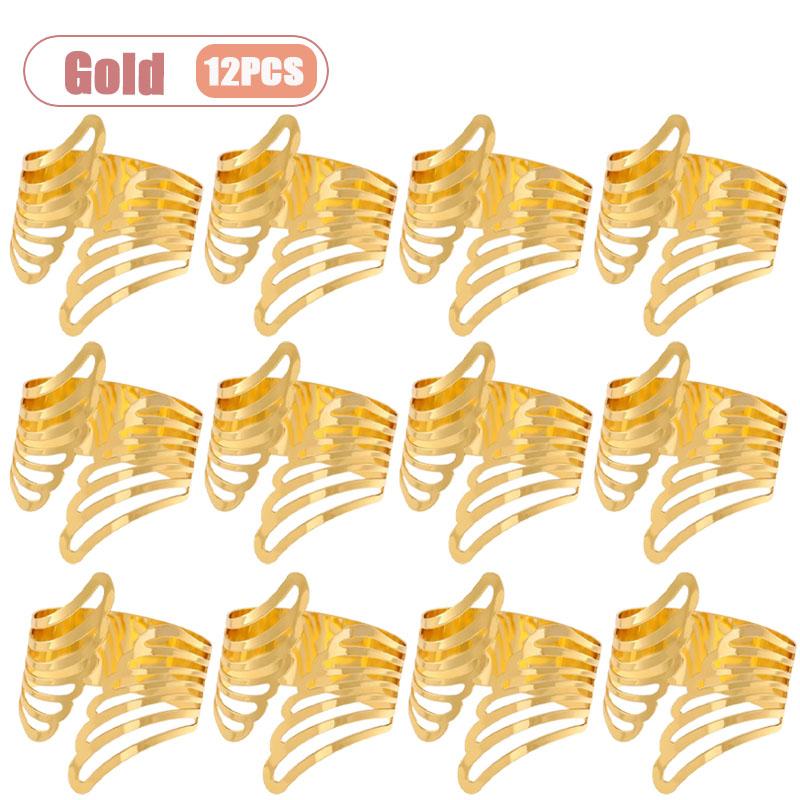 1-24PCS Minimalist Butterfly Wing Napkin Rings Luxury Hotel and Wedding Fine Dining Table Decor Napkin Holders