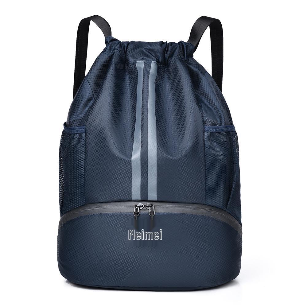 Durable Sports Backpack: Tennis/Basketball Bag with Shoe Compartment & Wet/Dry Separation