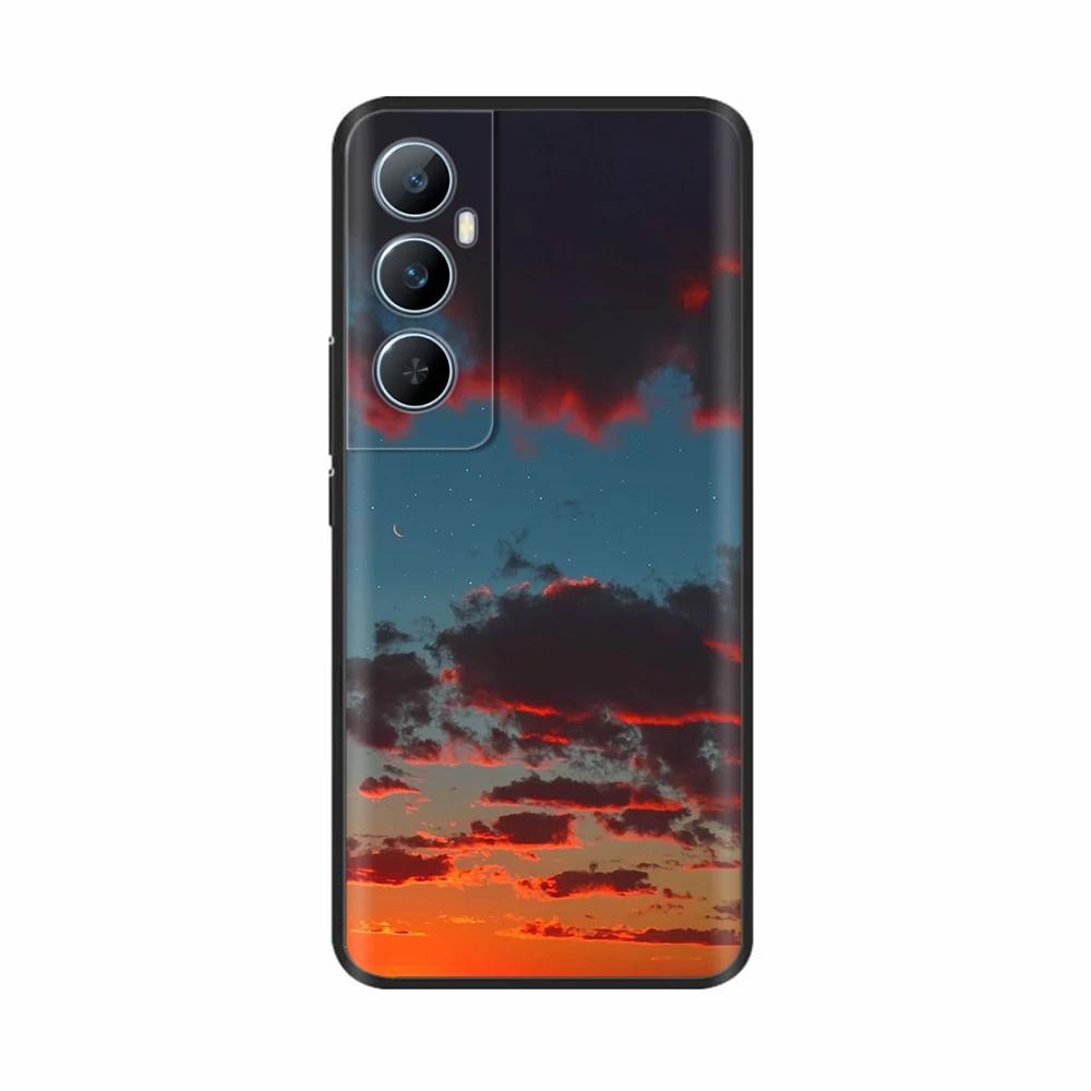 For Realme C65 4G C 65 RealmeC65 6.67" 2024 Silicone Phone Cover Lovely Flower Lightweight Cover for Oppo Realme C65 Cases Shell