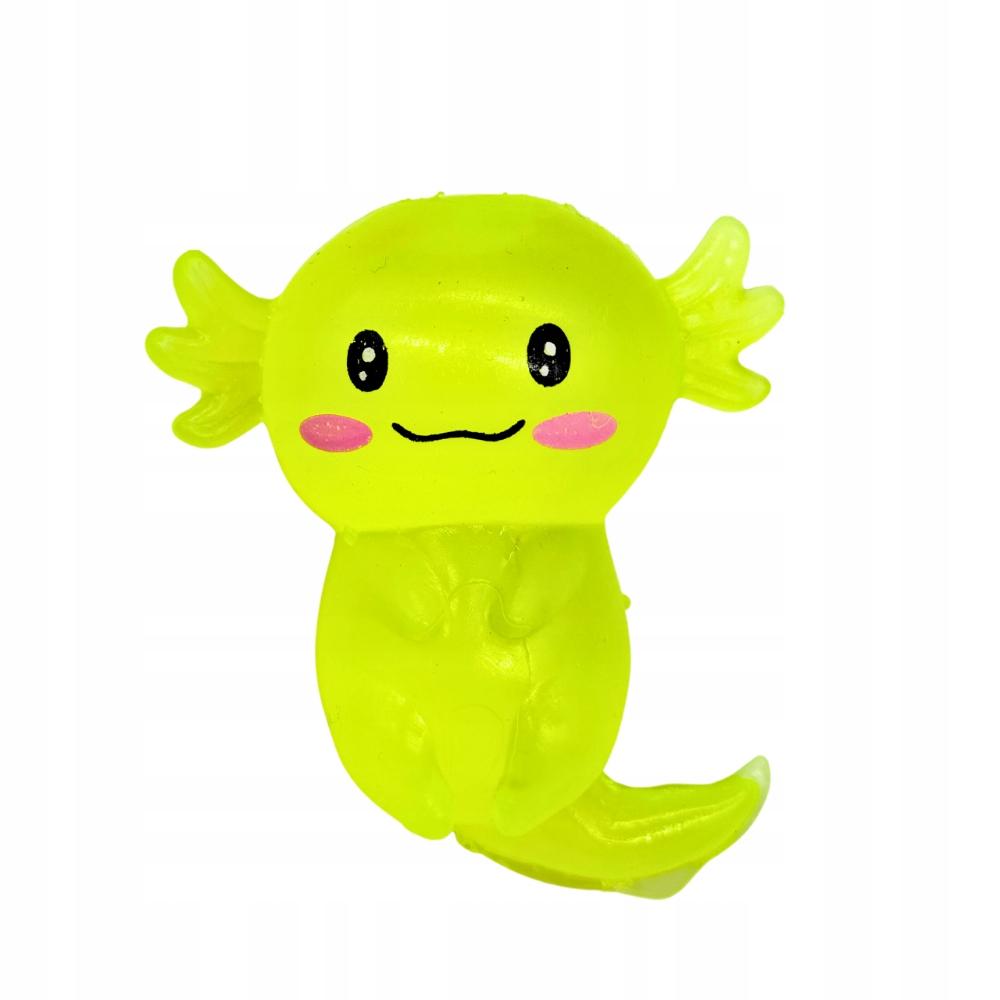 Anti-stress SENSORY SQUEEZER Cute Smiling AXOLOTL