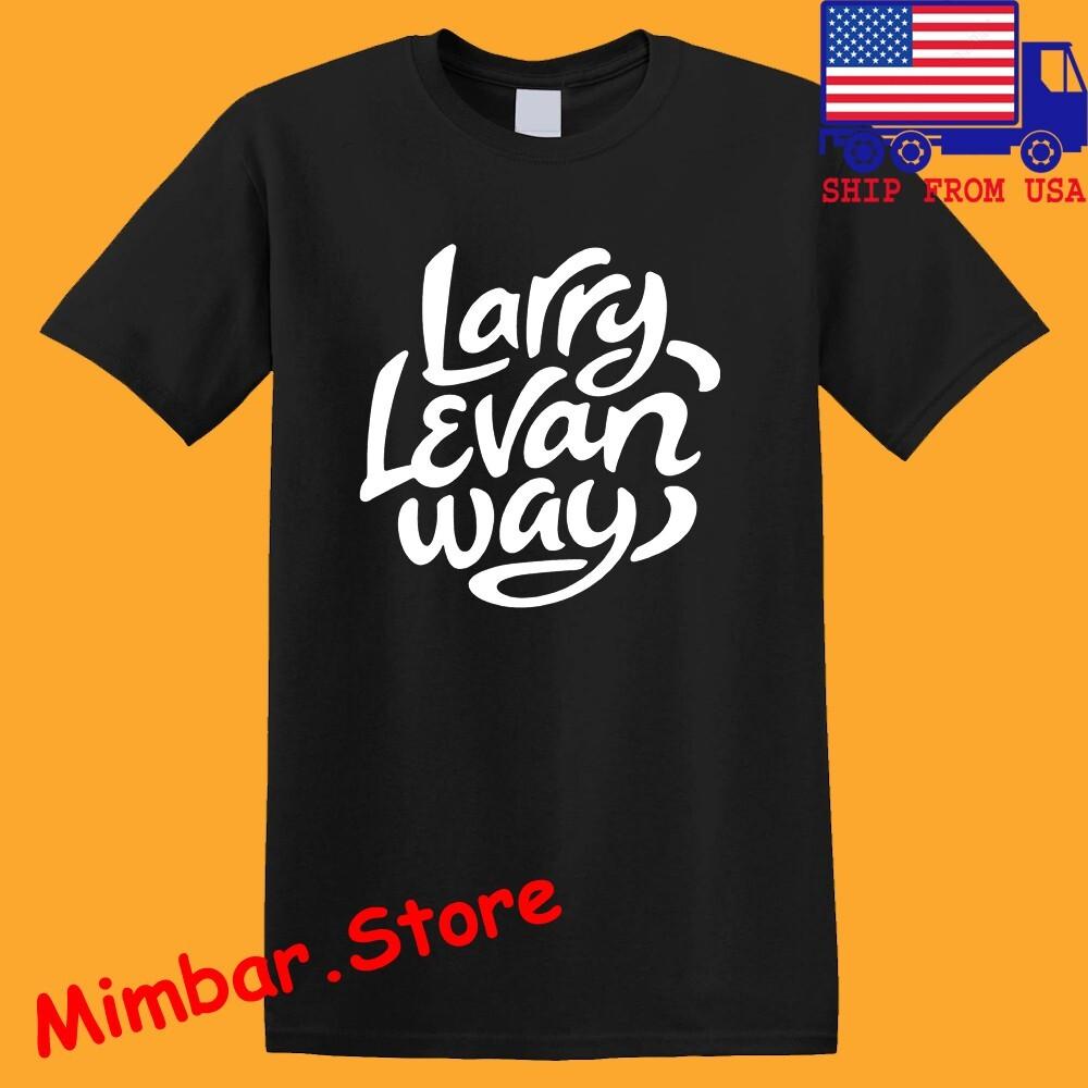 Larry Levan Way Men s Black Size S-5XL XL