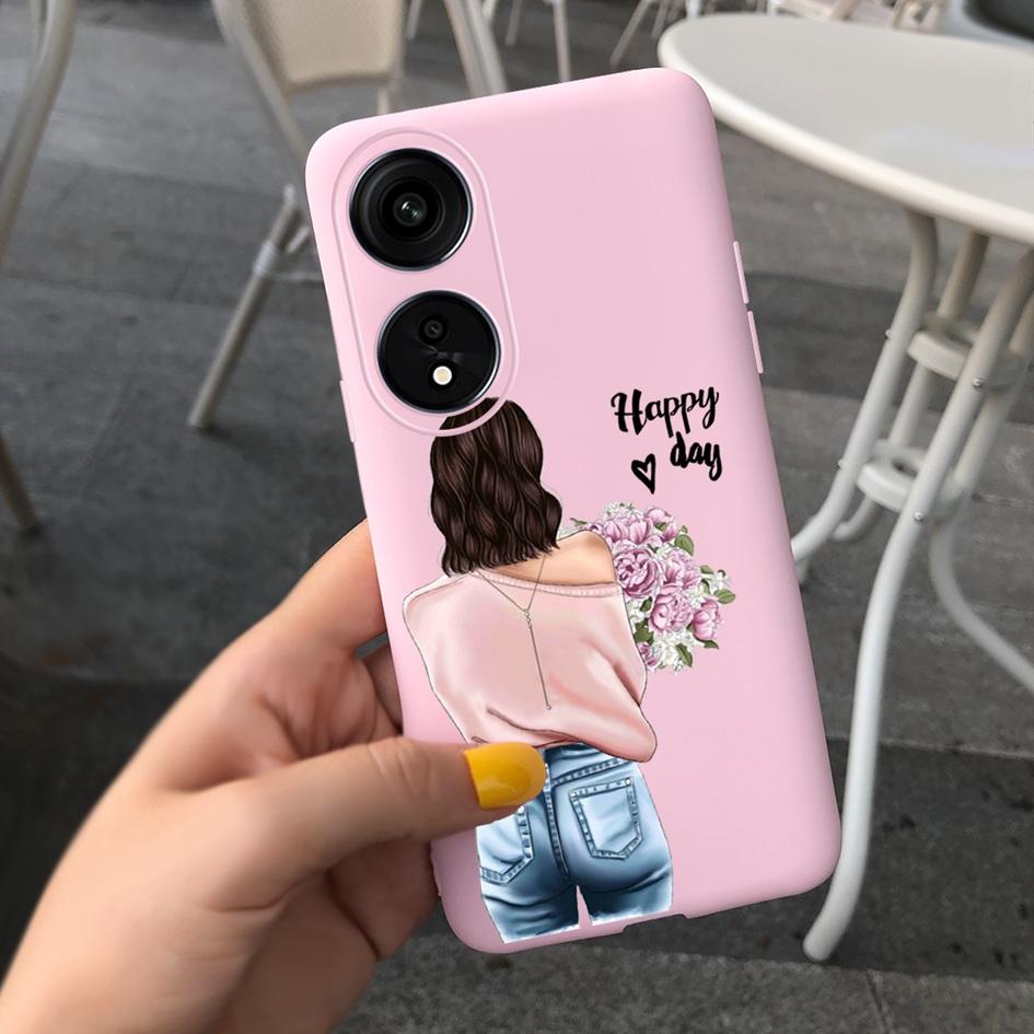 Für OPPO Reno8 T 5G Hülle Cover OPPO A78 Leopard Handyhülle Niedliche Kuh Weiche Rückseite Für OPPO Reno 8T 5G A 78 OPPOA78 A1 Pro Hülle