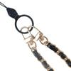 Metal Leather Metal Leather Chain PU Leather Phone Hanging Rope  for Phone Hanging