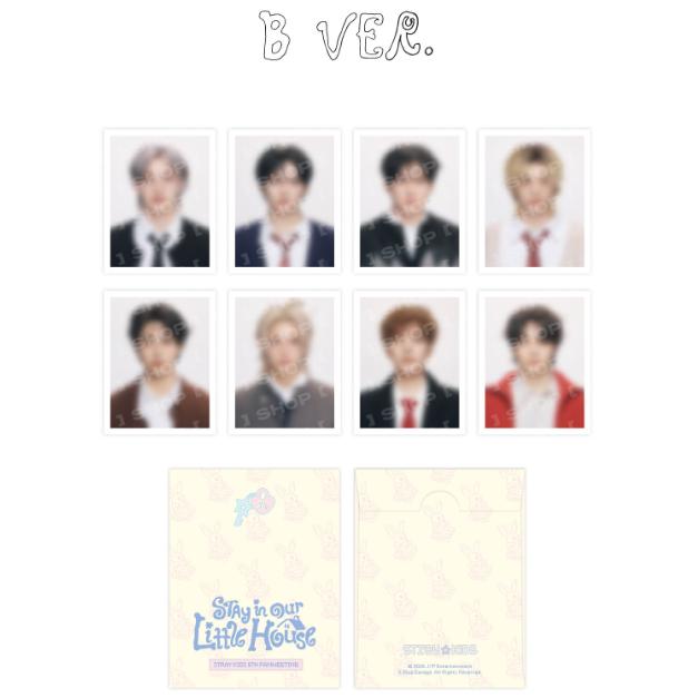 Vorbestellung Stray Kids 6. Fanmeeting Stay in Our Little House ID-Foto-Set