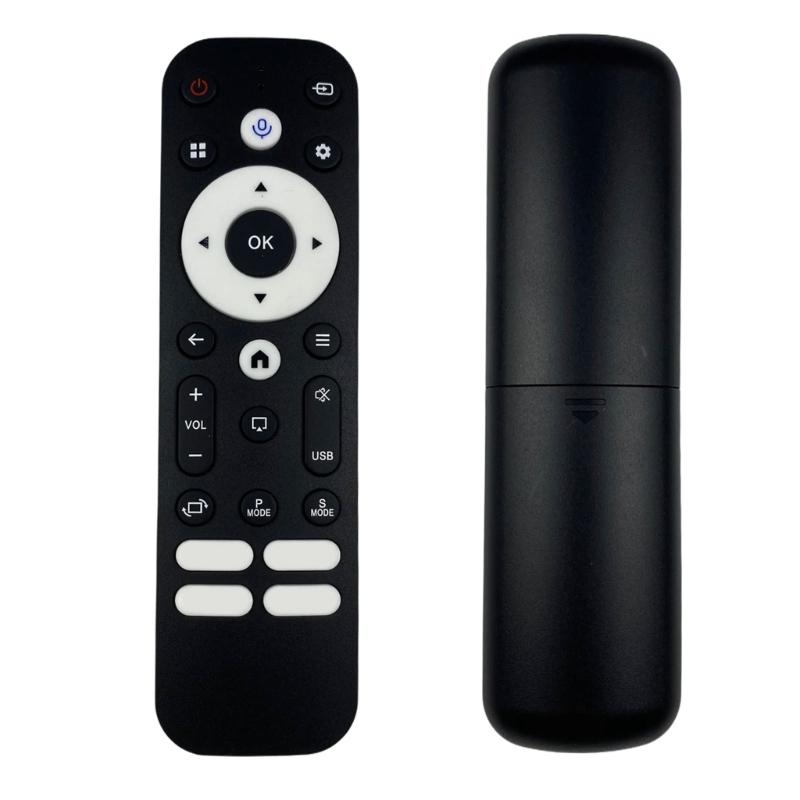 Voice Remote Controller with Quick Setups for Gaimoo TVs Easy Pairing Ergonomic Design Portable Backlit Remote Control