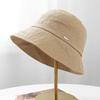 Summer Hat Women's Versatile Big Face Thin Folding Easy To Carry Bucket Hat New Sunscreen Beach Sun Hat