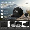 [Boy Mama Baseball Cap] Light Beige Adjustable Breathable Polyester Print Casual Motherhood Hat For Women