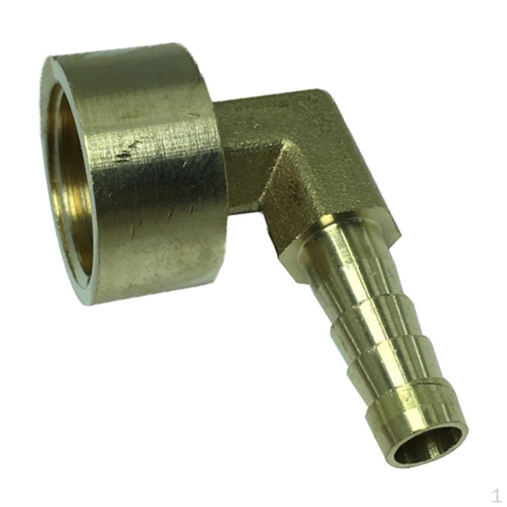 

1/2 Brass Pagoda Female Elbow Connector with 8/10/12/14/16 Mm Hose Barb Tail 8mm