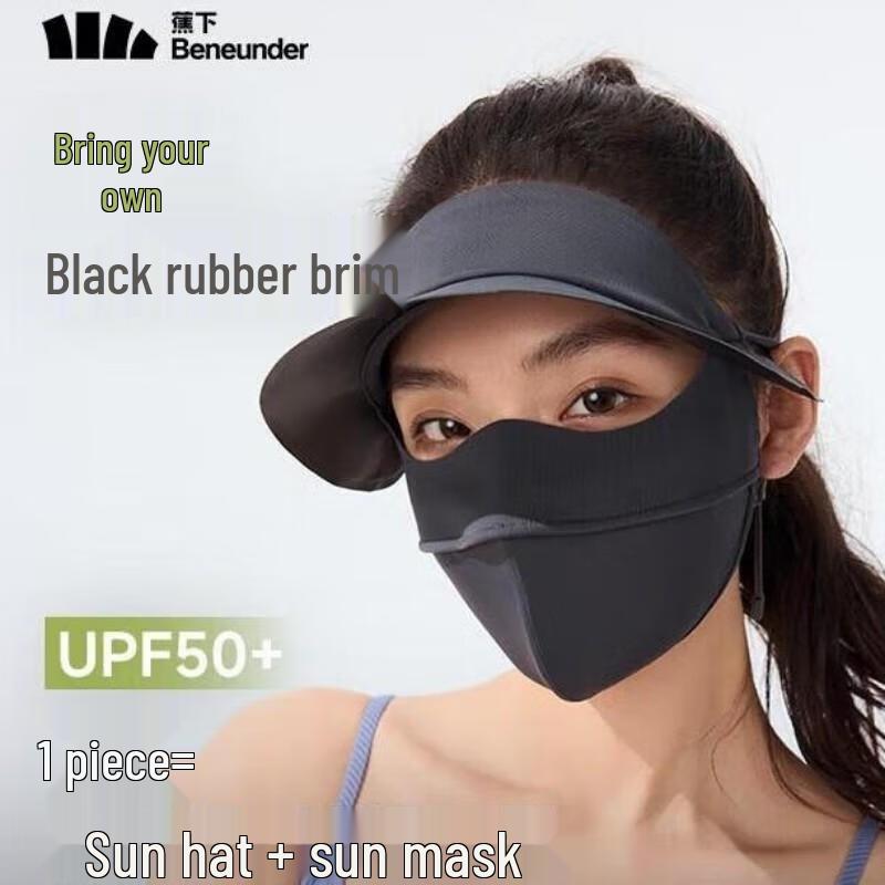 

Beneath the Banana Women s Brimmed Full-Face UV Protection Mask