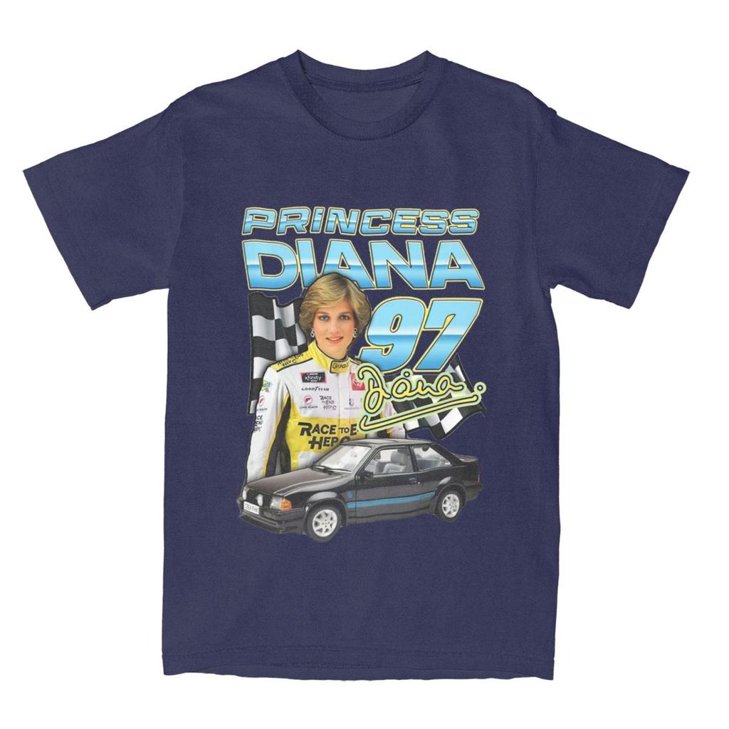 Vintage Princess Diana 97 T-Shirt for Men Crew Neck 100% Cotton T Shirt Short Sleeve Tees Gift Idea Clothing