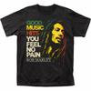 Maglietta Bob Marley, T-shirt Grafica Good Music Hits, T-shirt Grafica Unisex