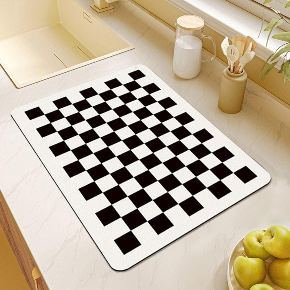 Absorbent Kitchen Drain Pad Thickened Tableware Pad Table Mat Coffee Machine Mat Kitchen