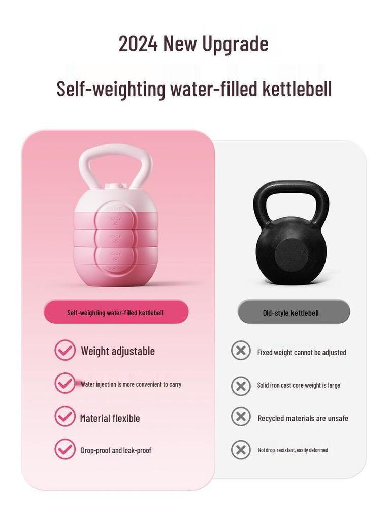 Adjustable Kettlebell for Men's and Women's Fitness: Home Glute & Hip Training Equipment