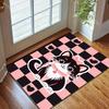 1PC Cute Kitten Pink Print Carpet for Living Room Bedroom Sofa Home Decoration Non-slip Floor Mat Modern Rugs Luxury Gifts