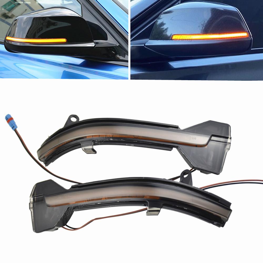 2 Stück für BMW 5er 6er 7er Serie F10 F11 F07 F06 F12 F13 F01 Dynamischer Blinker LED Rückspiegel Blinker Repeater Leuchte