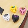 6pcs Triangular Guitar Pick Holder Durability ABS Material Light Weight Portable For Musicians