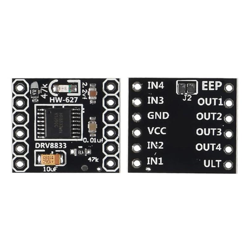 High Performances 2 Channel DRV8833 Motor Driver Board With Low Power Consumption For Robotics